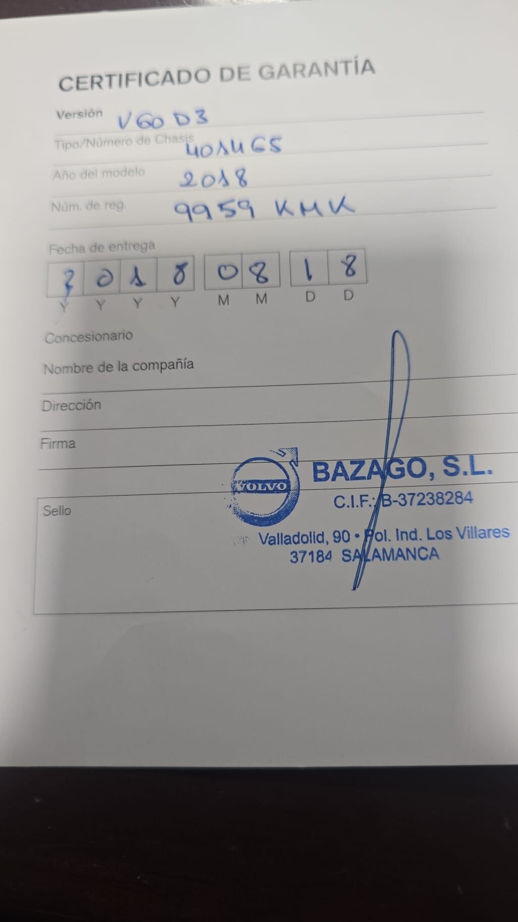 VOLVO v60 2.0 D3 momentum